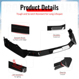 2020-2022 Honda CR-V All Models IKON Style Gloss Black Front Bumper Lip PP 3PCS