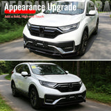 2020-2022 Honda CR-V All Models IKON Style Gloss Black Front Bumper Lip PP 3PCS