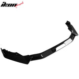 2020-2022 Honda CR-V All Models IKON Style Gloss Black Front Bumper Lip PP 3PCS