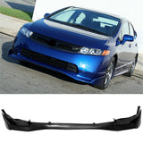 2006-2008 Honda Civic 4Dr Sedan Front Bumper Lip Mugen SI Style PU