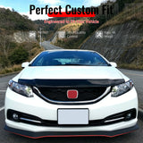 2013-2015 Honda Civic Sedan A-Spec Style Unpainted Front Bumper Lip PU