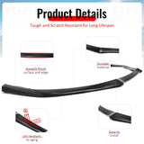 2013-2015 Honda Civic Sedan A-Spec Style Unpainted Front Bumper Lip PU