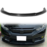 2016-2018 Honda Civic Coupe Sedan MDA Style Unpainted Front Bumper Lip