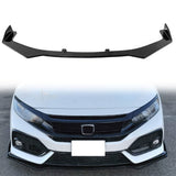 2017-2021 Honda Civic Si & Hatchback CS Style Front Bumper Lip Kit PU