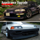 1988-1991 Honda Civic CS Style Unpainted Front Bumper Lip Spoiler PU