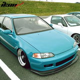 1992-1995 Honda Civic 2-Door DP Style Unpainted Front Bumper Lip PU