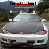 1992-1995 Honda Civic 2Dr Type TR Style Unpainted Front Bumper Lip PU