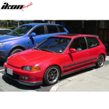 1992-1995 Honda Civic 2Dr Type TR Style Unpainted Front Bumper Lip PU