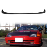 1992-1995 Honda Civic Sedan 4-Door Unpainted Black Front Bumper Lip PU