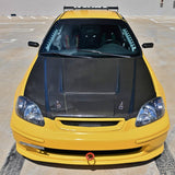 1996-1998 Honda Civic OEM SIR2 JDM Sir Style PU Front Bumper Lip