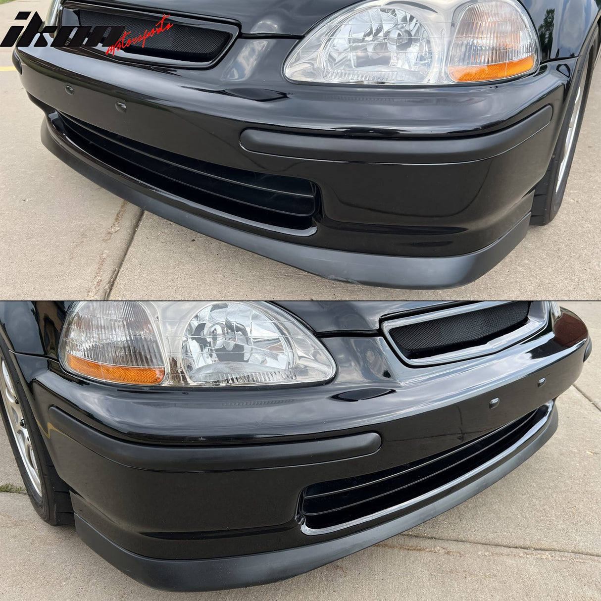 1996-1998 Honda Civic OEM SIR2 JDM Sir Style PU Front Bumper Lip
