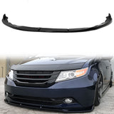 2011-2017 Honda Odyssey CK Style Unpainted Black Front Bumper Lip PU
