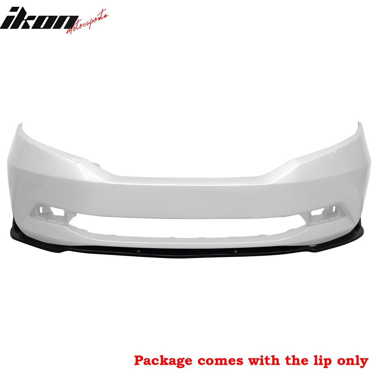 2011-2017 Honda Odyssey CK Style Unpainted Black Front Bumper Lip PU