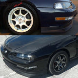 1992-1996 Prelude 2Dr HC1 Carbon Texture Front Bumper Lip Matte Bk PP