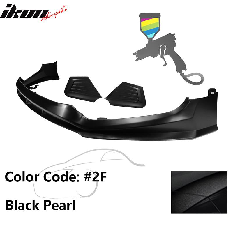 2017-2018 Hyundai Elantra SPW Style Front Bumper Lip W/Covers PP