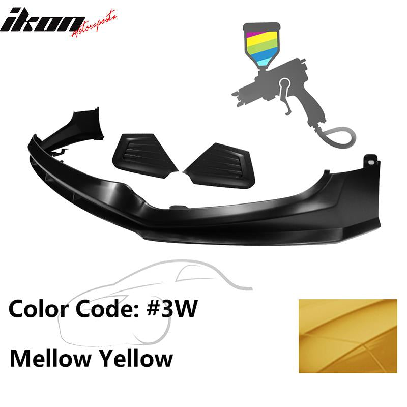 2017-2018 Hyundai Elantra SPW Style Front Bumper Lip W/Covers PP