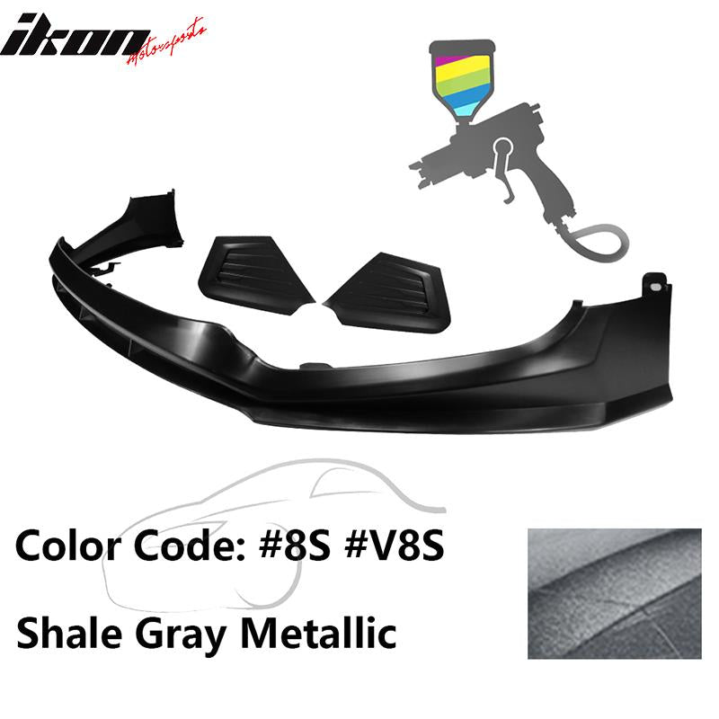 2017-2018 Hyundai Elantra SPW Style Front Bumper Lip W/Covers PP