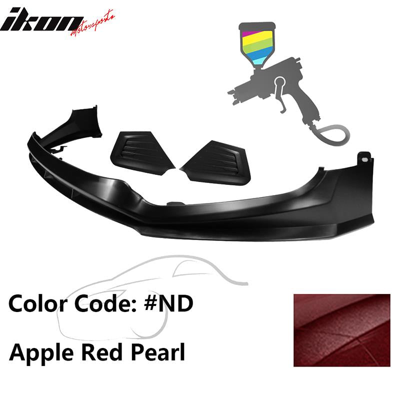 2017-2018 Hyundai Elantra SPW Style Front Bumper Lip W/Covers PP