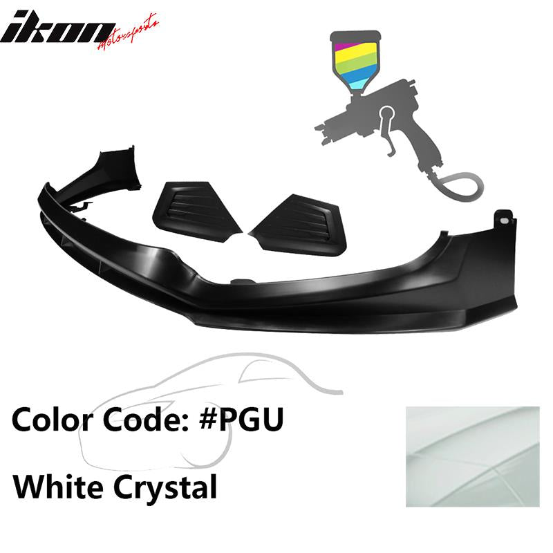 2017-2018 Hyundai Elantra SPW Style Front Bumper Lip W/Covers PP