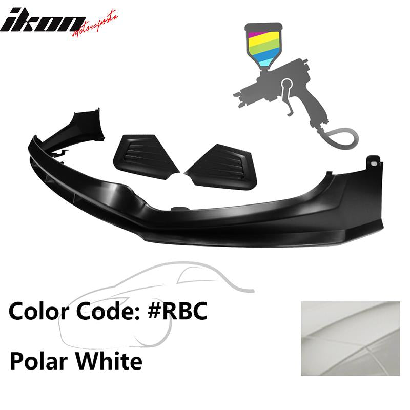 2017-2018 Hyundai Elantra SPW Style Front Bumper Lip W/Covers PP