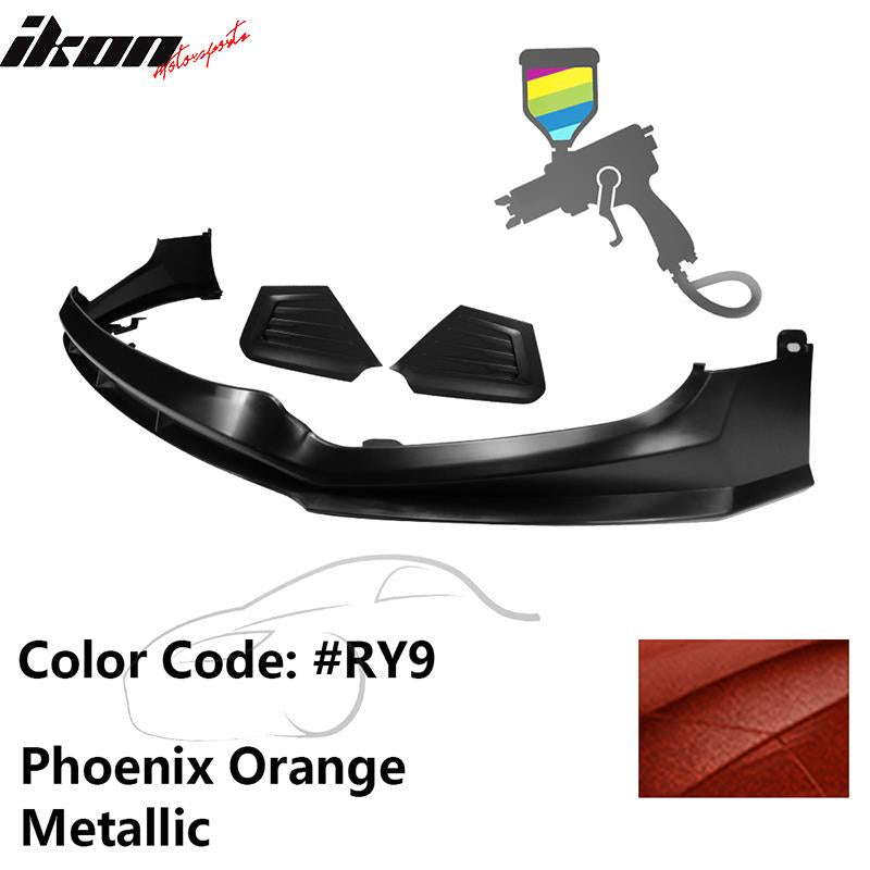 2017-2018 Hyundai Elantra SPW Style Front Bumper Lip W/Covers PP