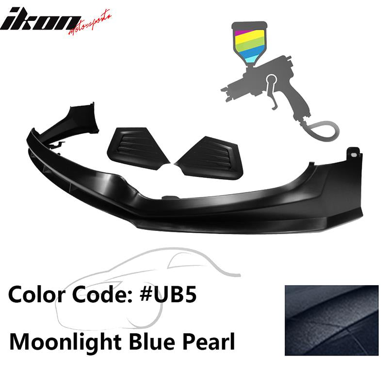 2017-2018 Hyundai Elantra SPW Style Front Bumper Lip W/Covers PP