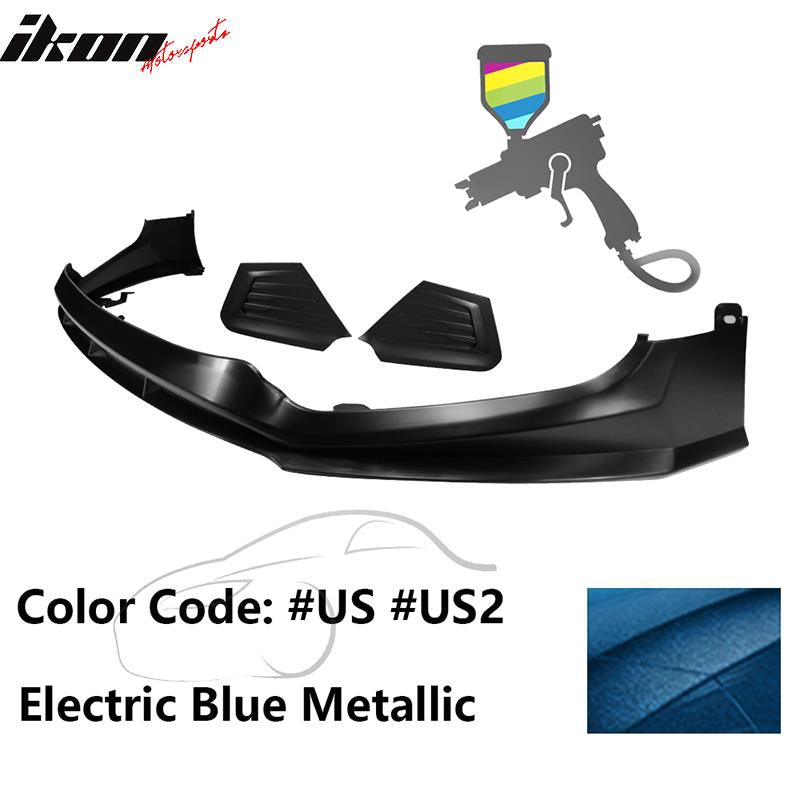 2017-2018 Hyundai Elantra SPW Style Front Bumper Lip W/Covers PP