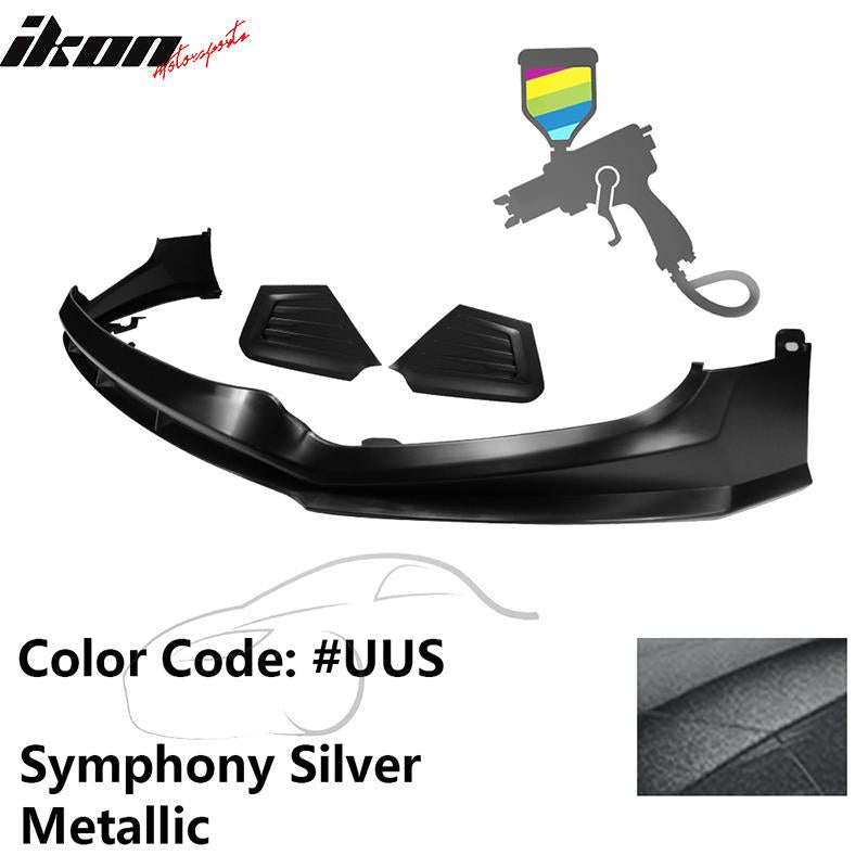 2017-2018 Hyundai Elantra SPW Style Front Bumper Lip W/Covers PP