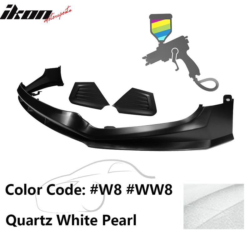 2017-2018 Hyundai Elantra SPW Style Front Bumper Lip W/Covers PP