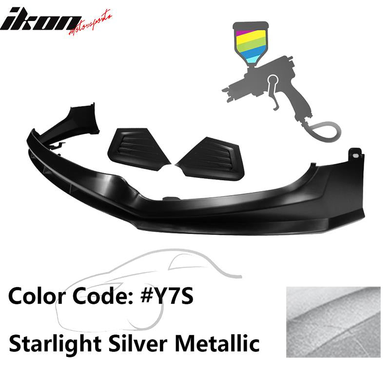 2017-2018 Hyundai Elantra SPW Style Front Bumper Lip W/Covers PP