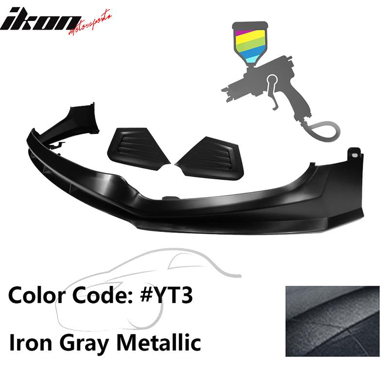 2017-2018 Hyundai Elantra SPW Style Front Bumper Lip W/Covers PP