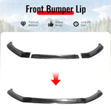 2017-2018 Hyundai Elantra GT Style Unpainted Front Bumper Lip PU 3PCS