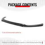 2017-2018 Hyundai Elantra GT Style Unpainted Front Bumper Lip PU 3PCS