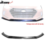 2017-2018 Hyundai Elantra GT Style Unpainted Front Bumper Lip PU 3PCS