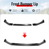 2017-2018 Hyundai Elantra IK4 Style PU Front Bumper Lip Unpainted 3PCS
