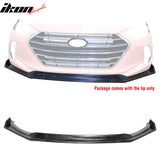 2017-2018 Hyundai Elantra IK4 Style PU Front Bumper Lip Unpainted 3PCS