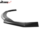2019-2020 Hyundai Elantra IKON Style Unpainted Black Front Bumper Lip PU 3PCS