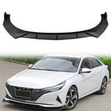 2021-2023 Hyundai Elantra 4DR Sedan Front Bumper Lip Spoiler PP 3PC