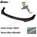 2021-2023 Hyundai Elantra 4DR Sedan Front Bumper Lip Spoiler PP 3PC
