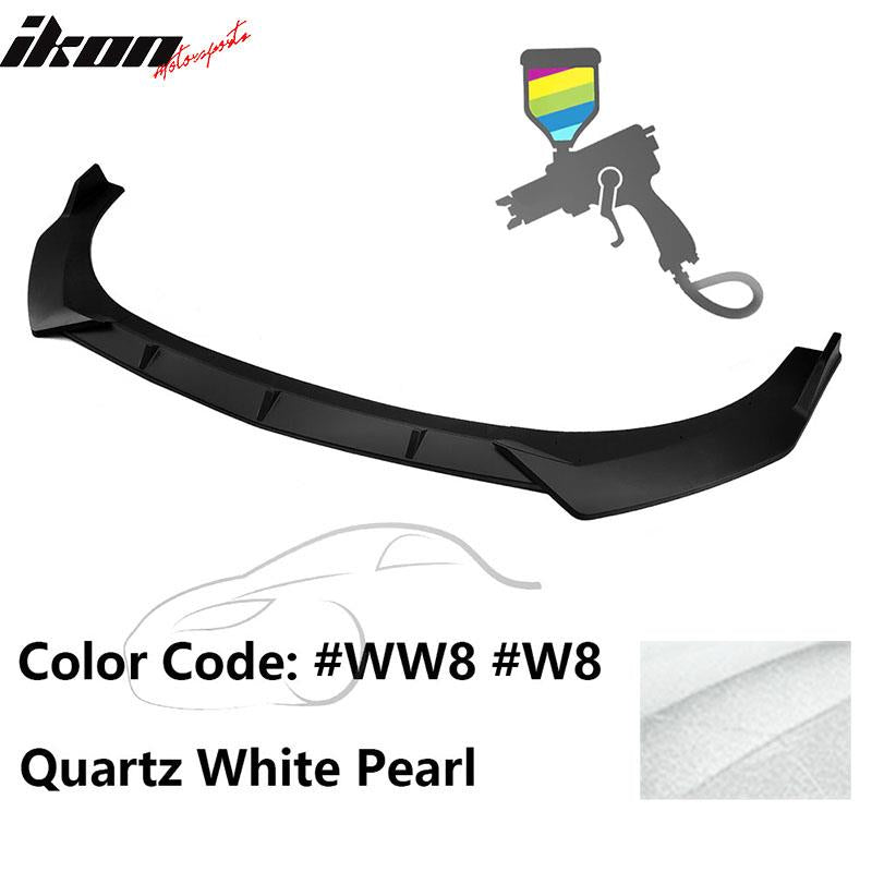 2021-2023 Hyundai Elantra 4DR Sedan Front Bumper Lip Spoiler PP 3PC