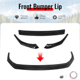 2024-2026 Hyundai Elantra N & N Line IKON Style Gloss Black Front Bumper Lip ABS 3PCS