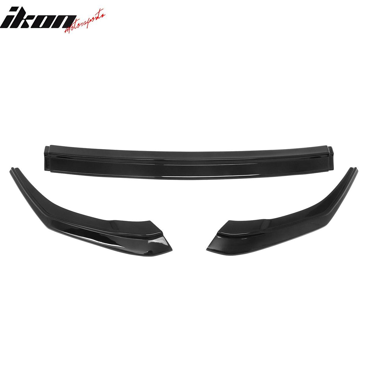 2024-2026 Hyundai Elantra N & N Line IKON Style Gloss Black Front Bumper Lip ABS 3PCS