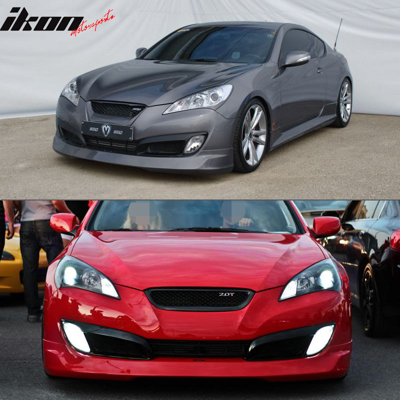 2010-2012 Hyundai Genesis Coupe 2Dr MS Style Front Bumper Lip PU