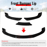 2010-2012 Hyundai Genesis Coupe KS Style Carbon Fiber Print Front Bumper Lip PP