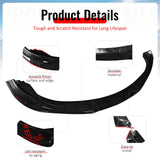 2010-2012 Hyundai Genesis Coupe KS Style Carbon Fiber Print Front Bumper Lip PP