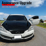 2010-2012 Hyundai Genesis Coupe KS Style Carbon Fiber Print Front Bumper Lip PP