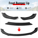 2013-2016 Hyundai Genesis Coupe KS Style Gloss Black Front Bumper Lip PP