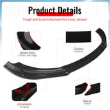 2013-2016 Hyundai Genesis Coupe KS Style Gloss Black Front Bumper Lip PP