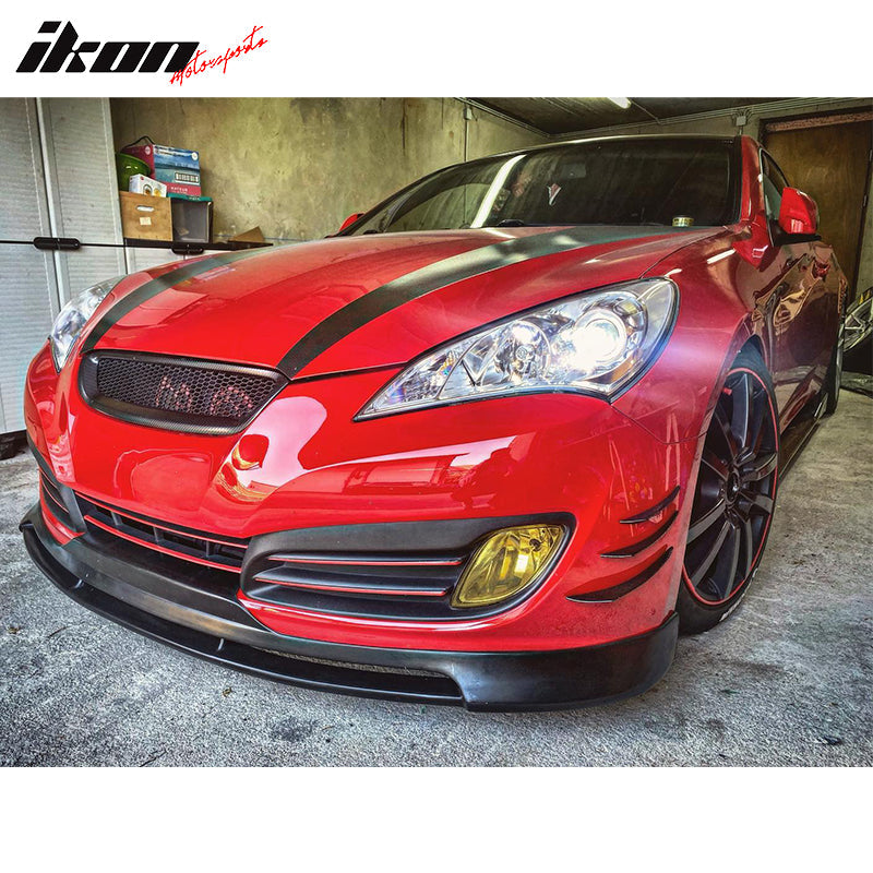 2010-2012 Hyundai Genesis Type S1 Front Bumper Lip PU