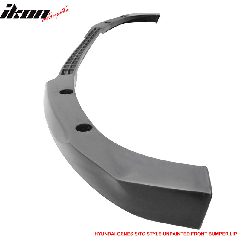 2010-2012 Hyundai Genesis Coupe Type C Unpainted Front Bumper Lip PU